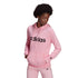 Felpa con cappuccio rosa da donna adidas Essentials Logo, Abbigliamento Sport, SKU a711000073, Immagine 0